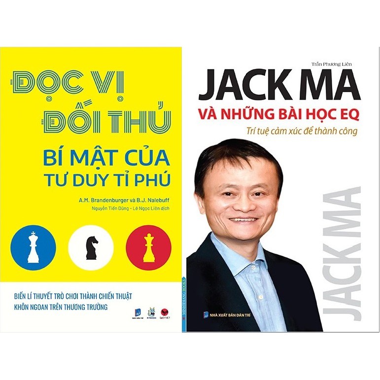 Sách xịn - Combo Đọc Vị Đối Thủ - Bí Mật Của Tư Duy Tỉ Phú + Jack Ma Và Những Bài Học Eq - Trí Tuệ Cảm Xúc Để Thành Công