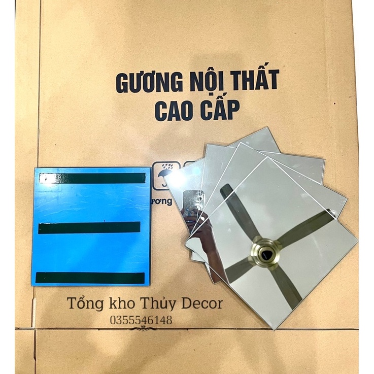 Gương ghép ⚡CÓ SẴN⚡gương dán tủ quần áo KT 20x20cm
