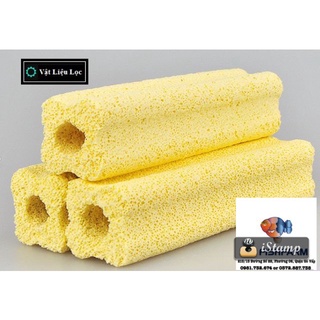 Sứ thanh vàng sứ hoa mai 15cm x 3.8cm loại lớn