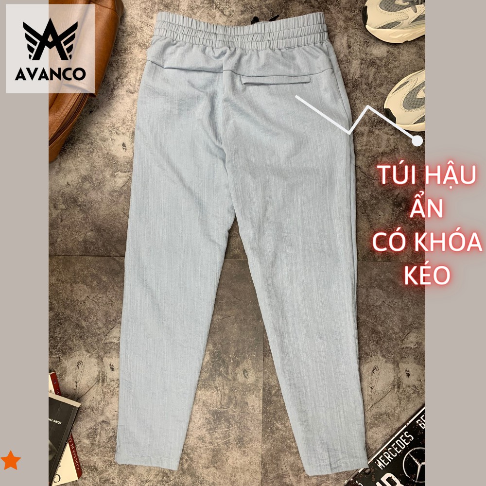 Quần baggy đũi nam dáng suông hiện đại, chất đũi thái tự nhiên co giãn nhẹ mặc cực kỳ thoải mái và thoáng mát - 1QDĐL | BigBuy360 - bigbuy360.vn