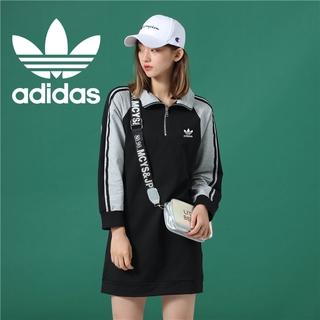 ADIDAS Đầm ôm Tay Dài Kiểu Dáng Thời Trang Phong Cách
