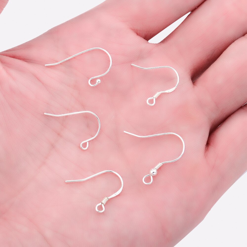 BEADIA Phụ Kiện Móc Làm Bông Tai Mạ Bạc 925 DIY