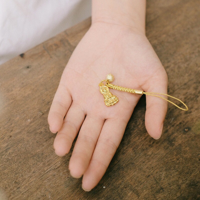 Móc khoá phong thuỷ Quan Âm cầu bình an