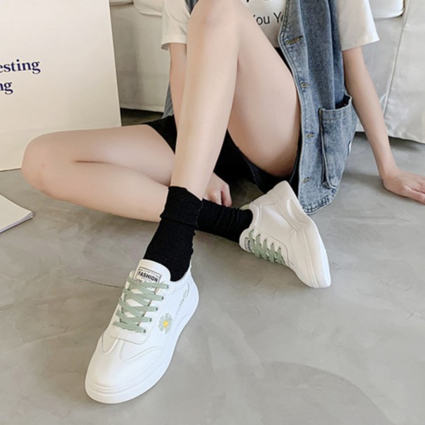 [Mã WAMT10K giảm 10k cho đơn 0k] [Hàng mới] Giày thể thao thêu hoa cúc nhí, Phong cách Hàn Quốc sneakers siêu nhẹ