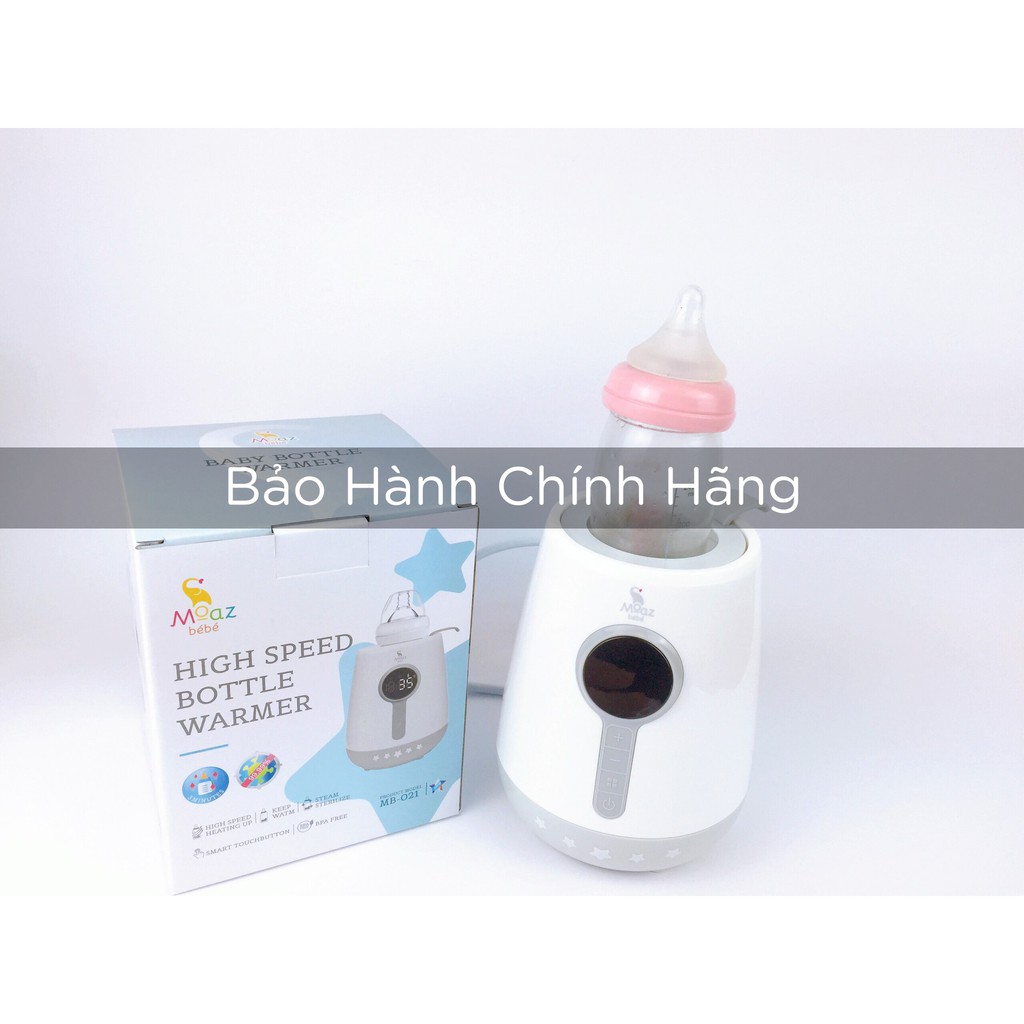 [BH 1 đổi 1] Máy hâm sữa siêu tốc cho bé Moaz Bebe MB-021