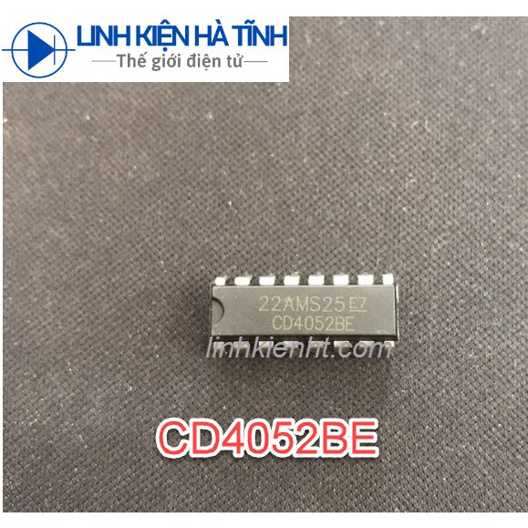 2 CON IC SỐ CD4052BE  CD4052 4052 DIP-16 (CHÂN CẮM)