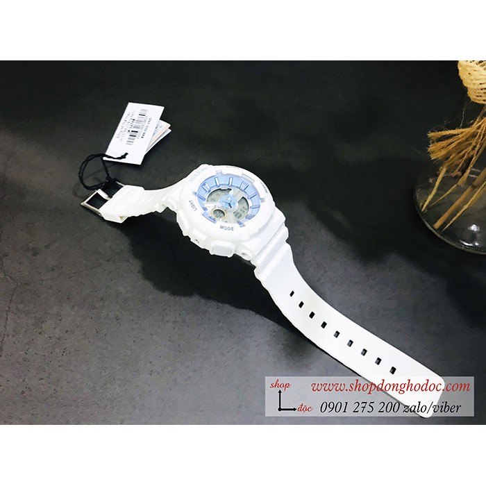 Đồng hồ nữ Julius JA 1276B dây Silicon mặt tròn trắng cá tính Hàn Quốc ĐHĐ28503
