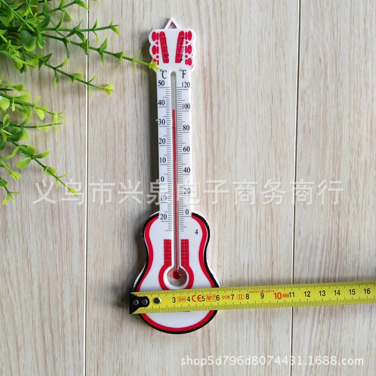 Nhiệt Kế Treo Tường Đo Nhiệt Độ Phòng Hình Cây Đàn