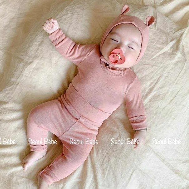 Bộ bodysuit Pulpul cho bé 5-12kg hãng Peekaboo không kèm mũ