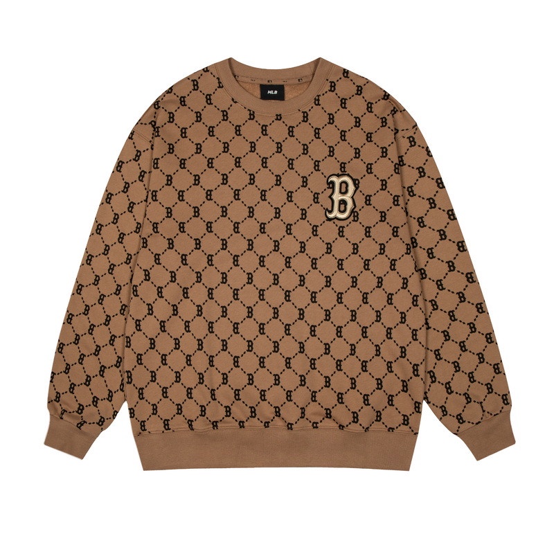 Áo sweater MLB chui đầu cổ tròn tay dài dáng rộng thời trang năng động dành cho cặp đôi | BigBuy360 - bigbuy360.vn