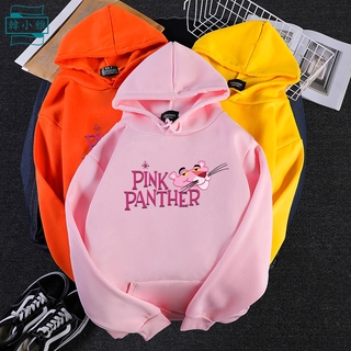Áo Hoodie Tay Dài In Hình Báo Hồng Ngộ Nghĩnh Đáng Yêu Cho Cặp Đôi