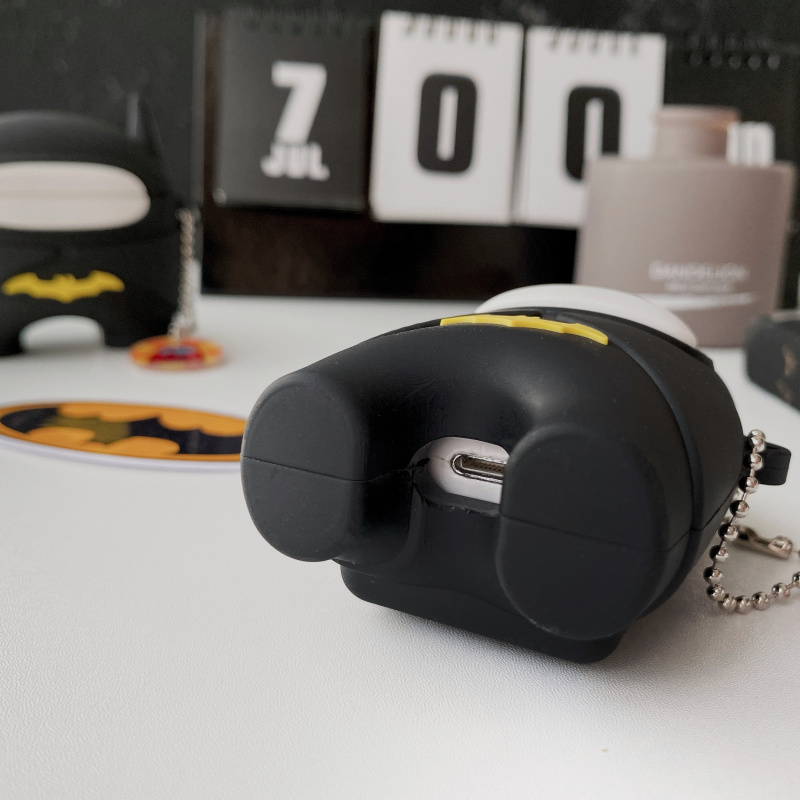 Vỏ Bảo Vệ Hộp Sạc Tai Nghe Airpods 1 / 2 / Pro Hình Batman Among Us Astros Wolf Kill Sáng Tạo