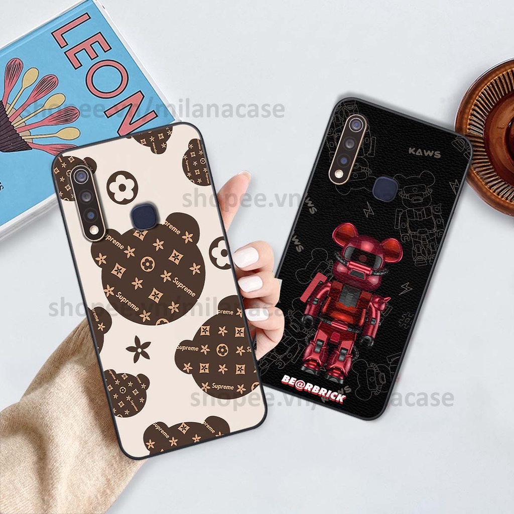 Ốp Vivo Y19 / U3 gấu be@rBrick gấu Teddy Kaws siêu đẹp, phong cách, cá tính