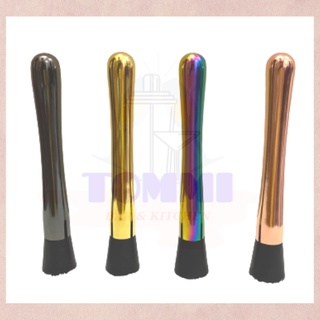 Chày dầm pha chế màu, chày dầm bar inox màu, muddle pha chế cocktail - dụng cụ pha chế