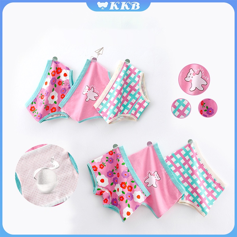 Bộ 6 Quần Lót Cotton Thời Trang Cho Bé Gái