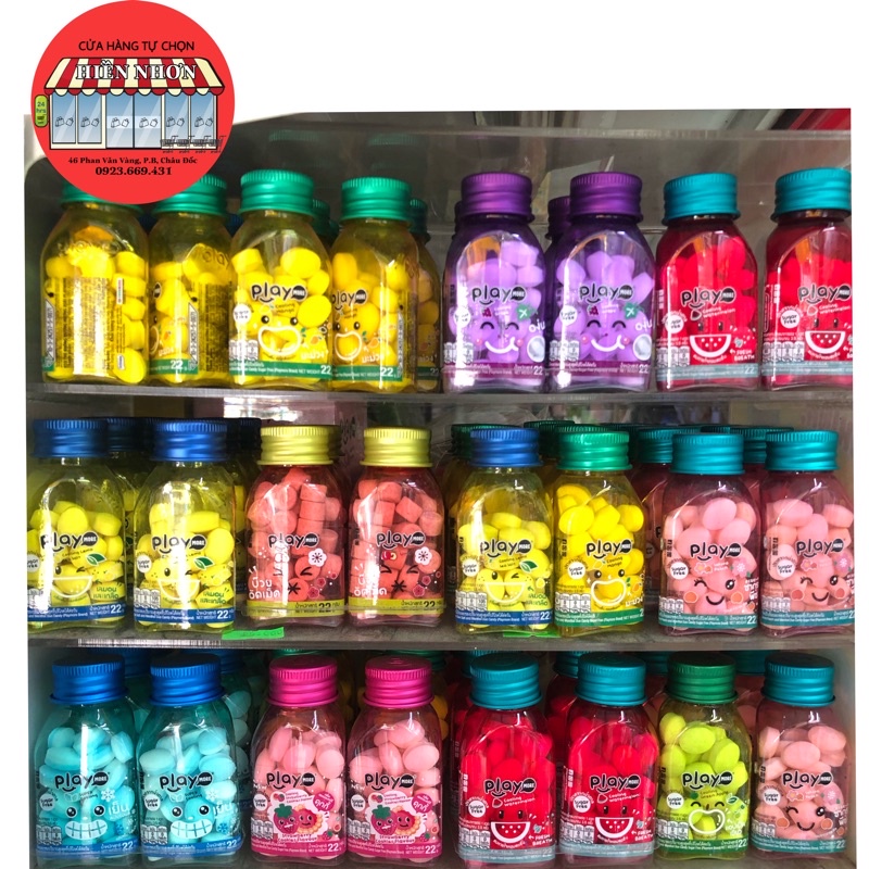 Kẹo Play More Thái Lan The Mát đủ các vị 22g