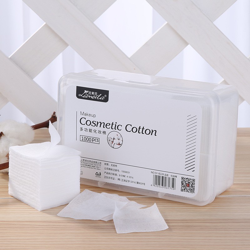 Bông Tẩy Trang Trang Điểm Nhiều Lớp 100% cotton Dai Mịn Nâng Niu Da