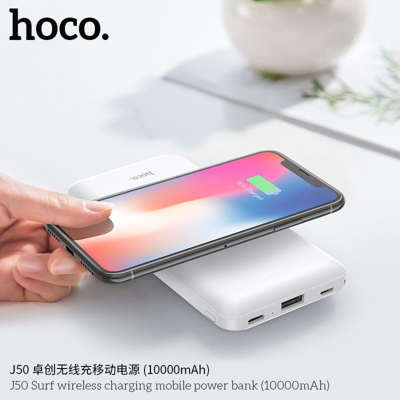[CHÍNH HÃNG] Pin Sạc Dự Phòng Tích Hợp Sạc Không Dây Hoco 10000 Mah ✔Hỗ Trợ Sạc Nhanh | BigBuy360 - bigbuy360.vn