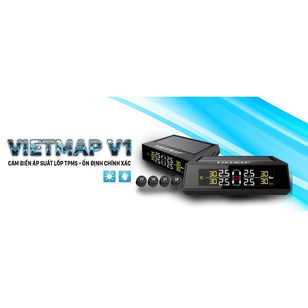 Cảm biến áp suất lốp xe hơi VietMap