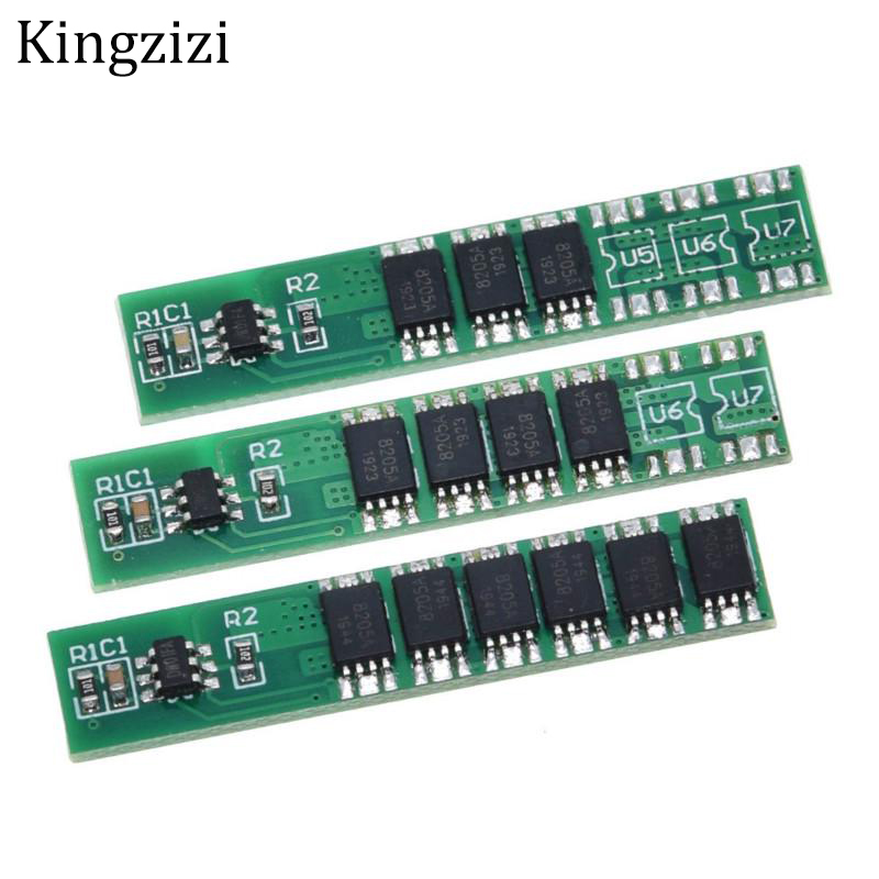 Bảng mạch bảo vệ 1S 7.5A 10A 15A 3.7V LI-ION 3 4 6MOS BMS PCM cho pin Lithium Lion 18650