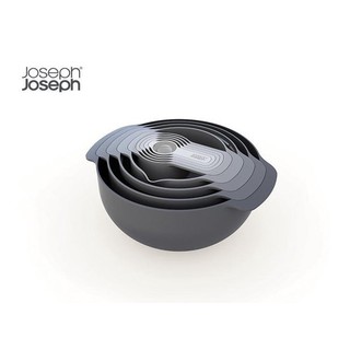 Set âu, rổ, đong joseph joseph 98468 nest 9 plus - tonal grey