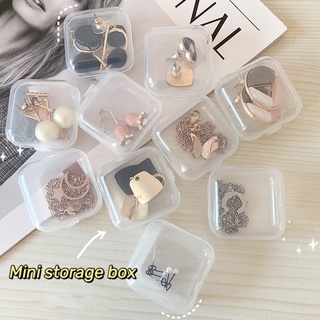 Hộp Đựng Trang Sức Trong Suốt Mini Để Bàn Tiện Dụng