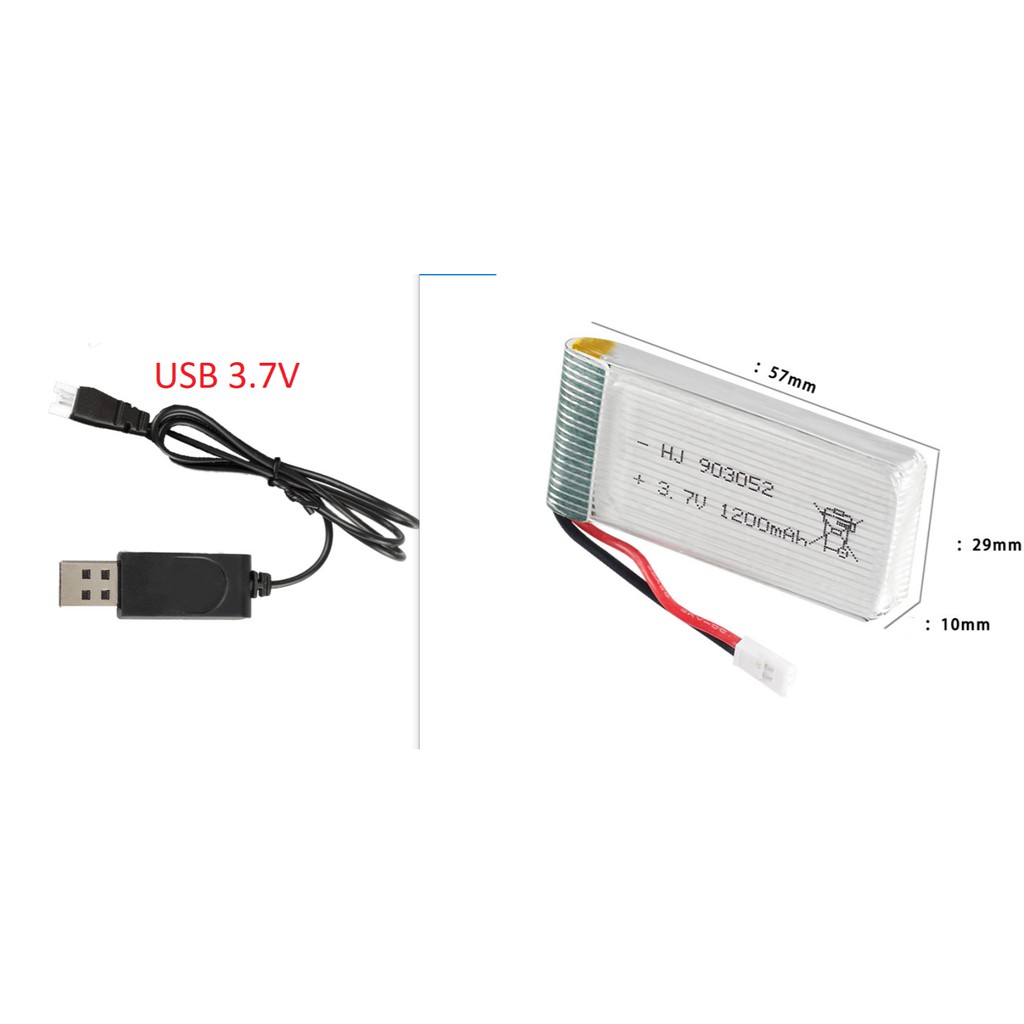 Pin Lipo 3.7v 1200mah 903052 25C jack XH2.54 máy bay điều khiển từ xa xả 25c