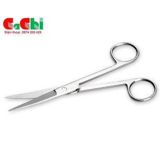 Kéo y tế thẳng nhọn 12cm