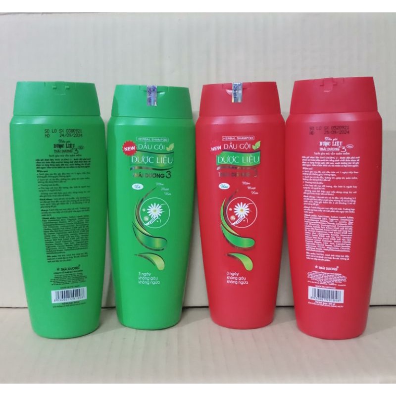 DẦU GỘI DƯỢC LIỆU THÁI DƯƠNG 3 hương hoa cỏ 200ml