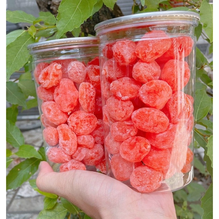 HỦ 500gr ĐÀO HỒNG PHẤN CHUA NGỌT