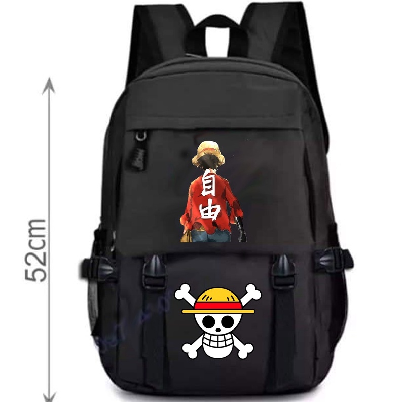 Balo Onepiece 🎁 FREESHIP 🎁 Balo đi học nam - cặp học sinh cấp 2 cấp 3