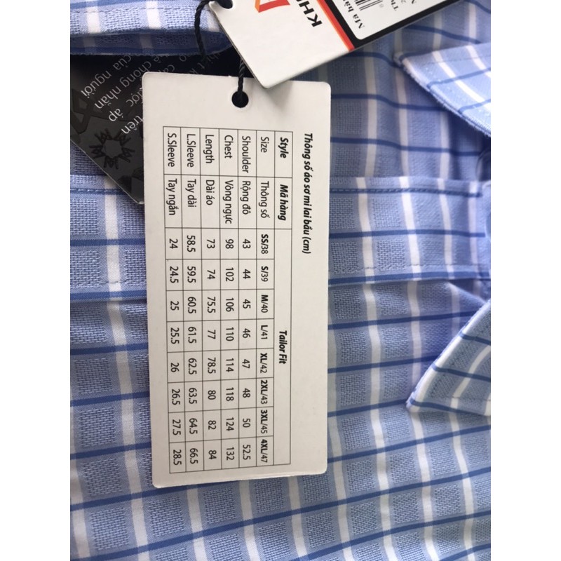 Somi Khatoco dài tay hàng mới phom Tailor dáng vừa mã 052-019-103
