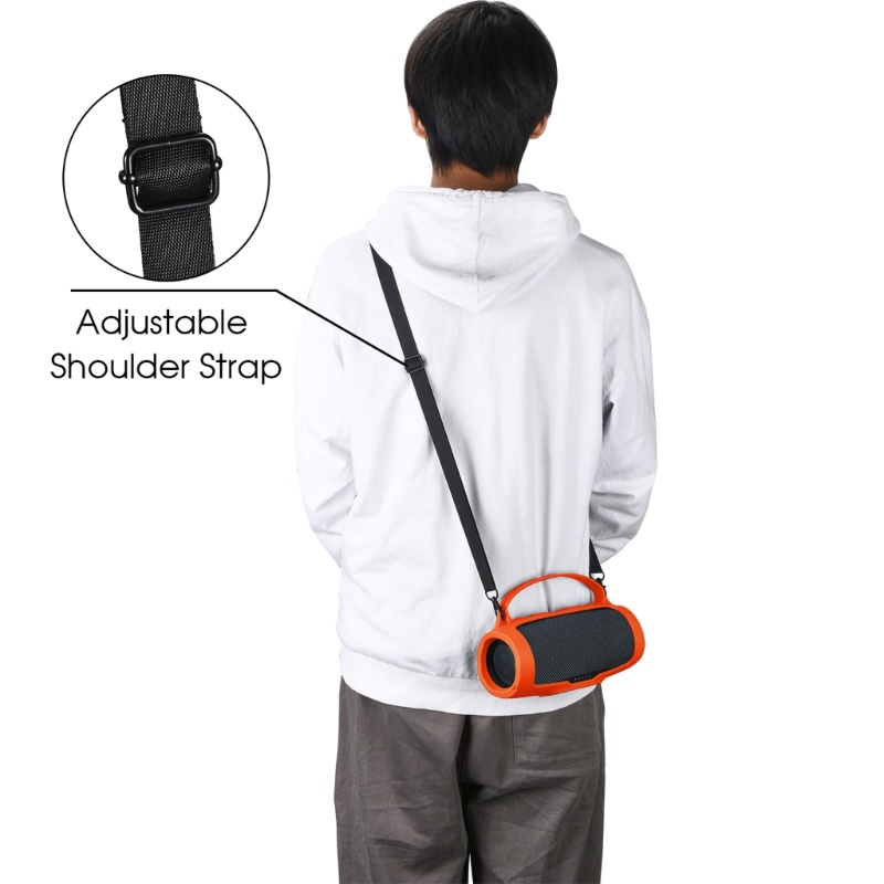 Bộ Hộp Đựng Bằng Silicone Cứng Cho Loa Bluetooth JBLCharge 4 JBLEssentia