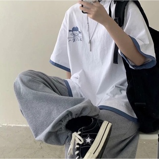 Áo thun tay lửng phong cách ins