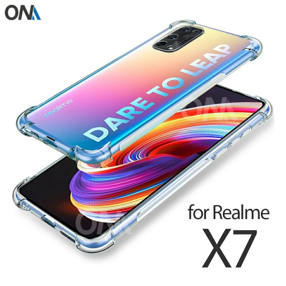 Ốp lưng Realme X7 / Realme Q2 Pro / Q3 / Q3 Pro / Q5 / Q5 Pro dẻo trong suốt lồi 4 góc lâu ố vàng