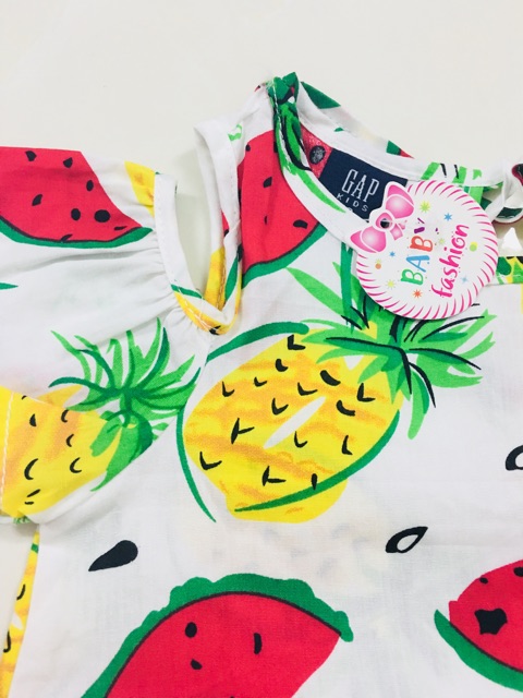XẢ HÀNG SALE SỐC BỘ BÉ GÁI VẢI KATE LỤA IN DƯA HẤU RỚT VAI MỀM MÁT SIZE 1-8