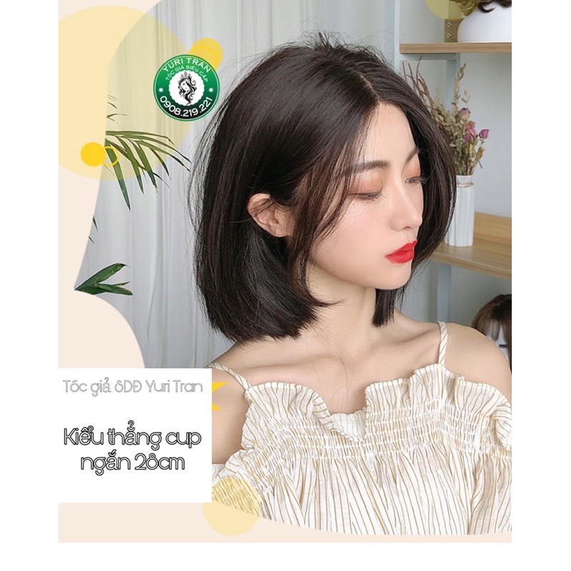 TÓC GIẢ NGUYÊN ĐẦU FRONT LACE SIÊU DA ĐẦU VIC THẲNG ĐEN TỰ NHIÊN SIÊU PHẨM NHÀ EM Ạ