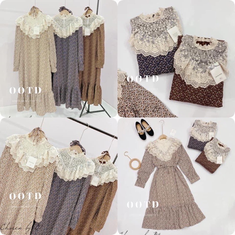 Váy Hoa bèo ren cao cấp