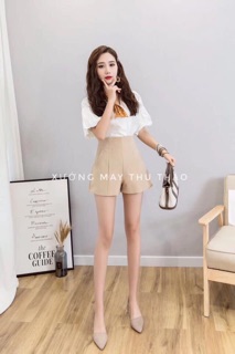 Quần Sooc Nữ Cạp Cao [ HÀNG CAO CẤP