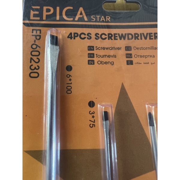 Bộ vít 4 cây Epica star
