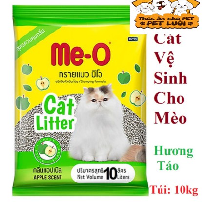 Cát vệ sinh Me-O Cat Litter (Hương Táo+ Hương Chanh) loại 10L
