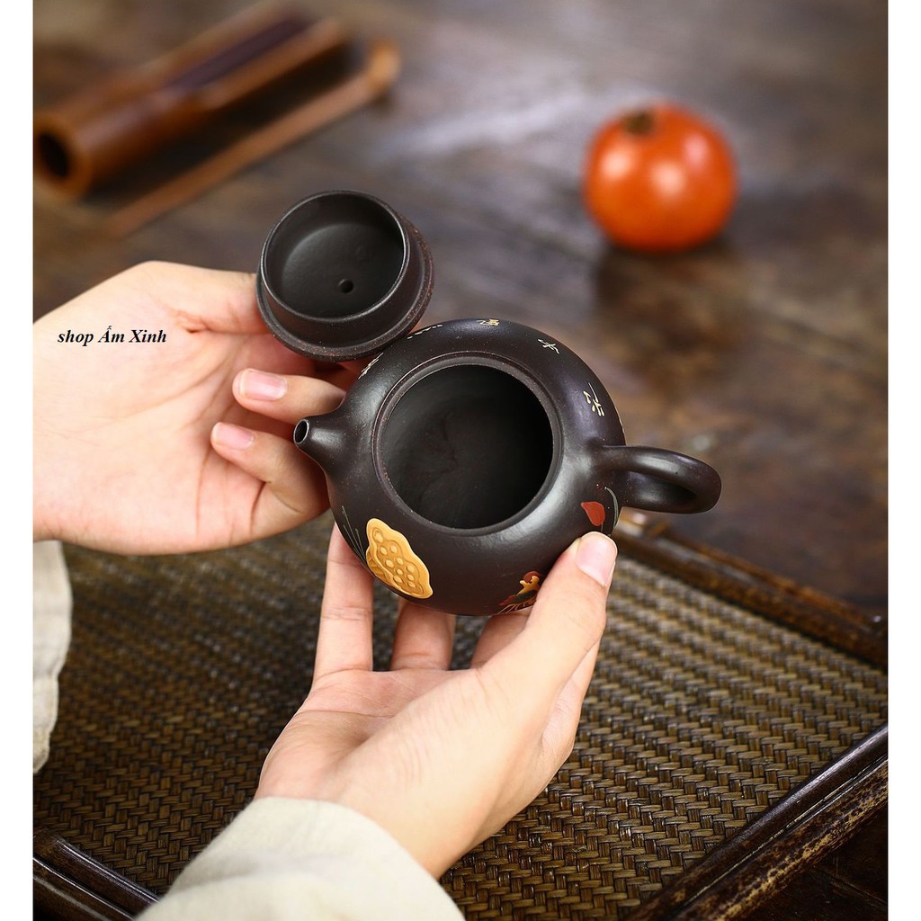 Ấm tử sa Nghi Hưng Tây Thi (Họa My Ca)