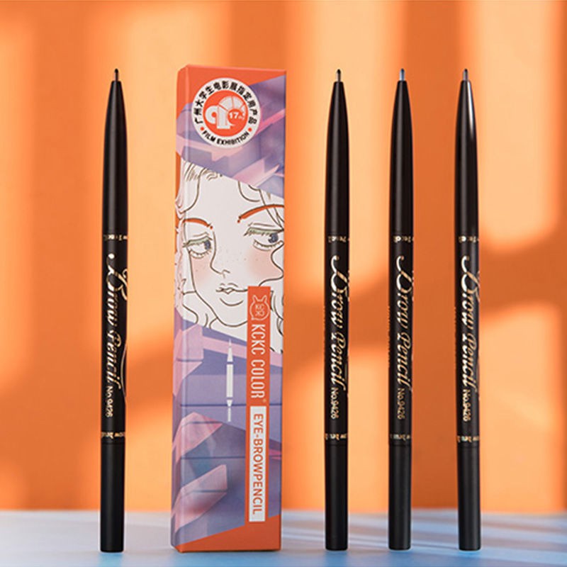 (hàng Mới Về) Chì Kẻ Lông Mày Hai Đầu Chống Thấm Nước Kèm Cọ Tiện Lợi | BigBuy360 - bigbuy360.vn