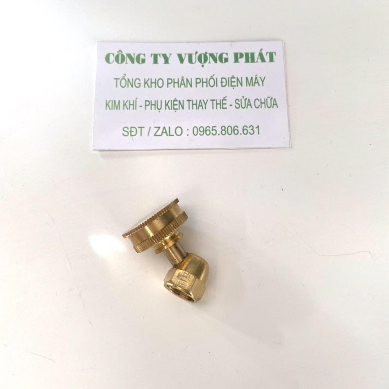 Béc Phun Tưới Cây 1 - 5 Lỗ Cong ( Đồng Thau )