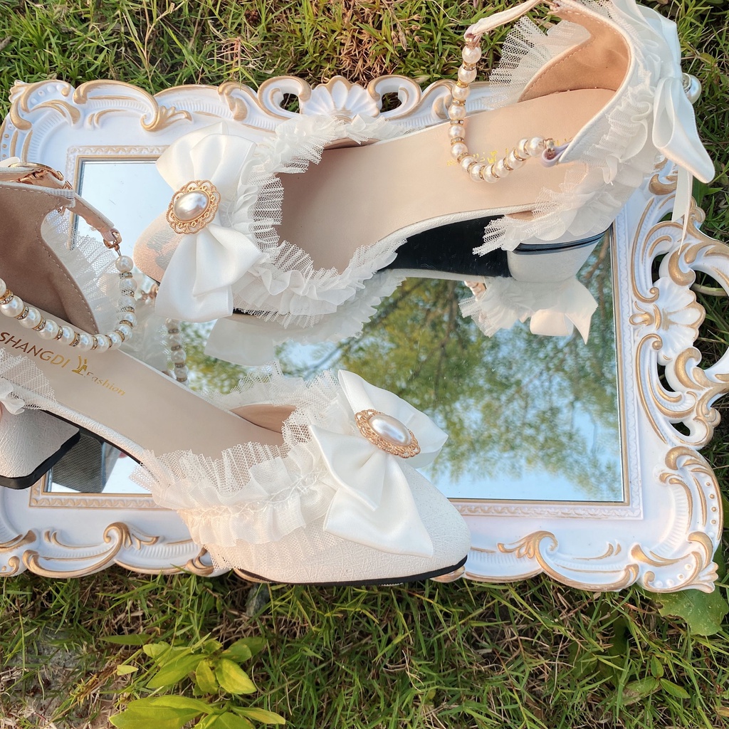GIÀY GÓT VUÔNG LOLITA  4600