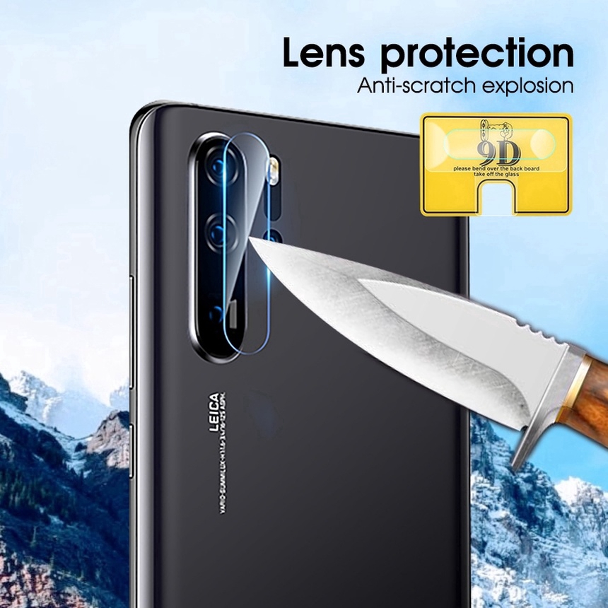 Kính cường lực hữu cơ 9D bảo vệ hiệu quả ống kính camera sau cho Huawei Nova 7i 6 5T 5i Pro 5 Pro 4e 4 3i 3e 3 2 Lite