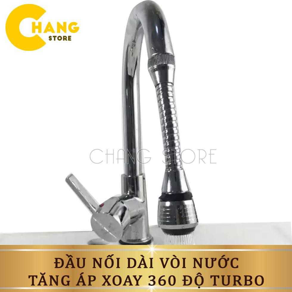 Đầu Nối Vòi Rửa Bát Turbo 360 Inox Độ Bền Cao