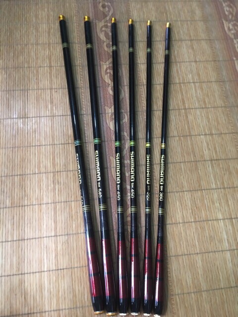 bộ cần đơn shimano 5h+phụ kiện y hình