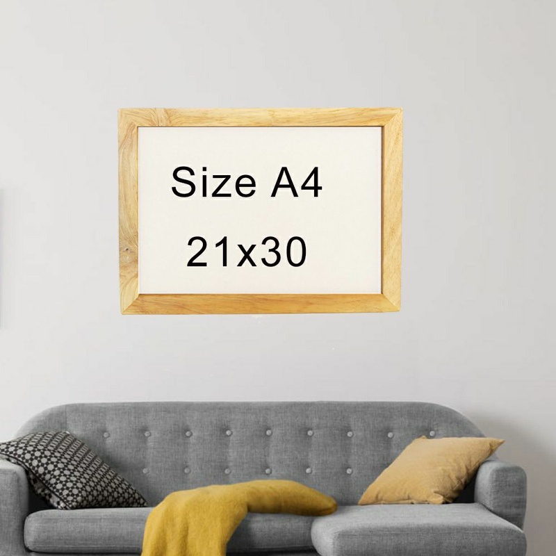 Khung Ảnh Giấy Khen 21x30 A4 Khung Tranh Bằng Khen Gỗ Thật - Khổ Ngang | BigBuy360 - bigbuy360.vn