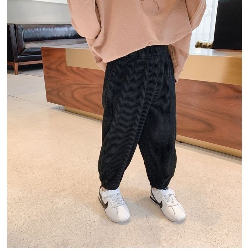 Quần dệt kim dáng rộng co giãn chống muỗi mới cho bé trai và bé gái ✨Chaperon✨